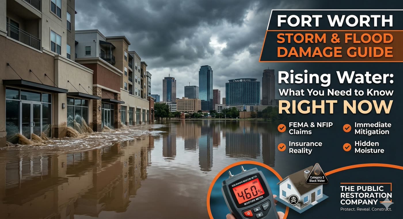 Structural drying after a Fort Worth water loss