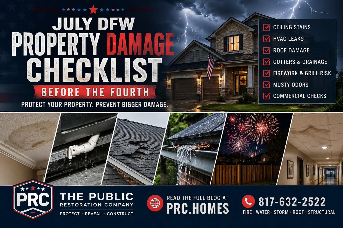 Fort Worth fire, water, or storm restoration work