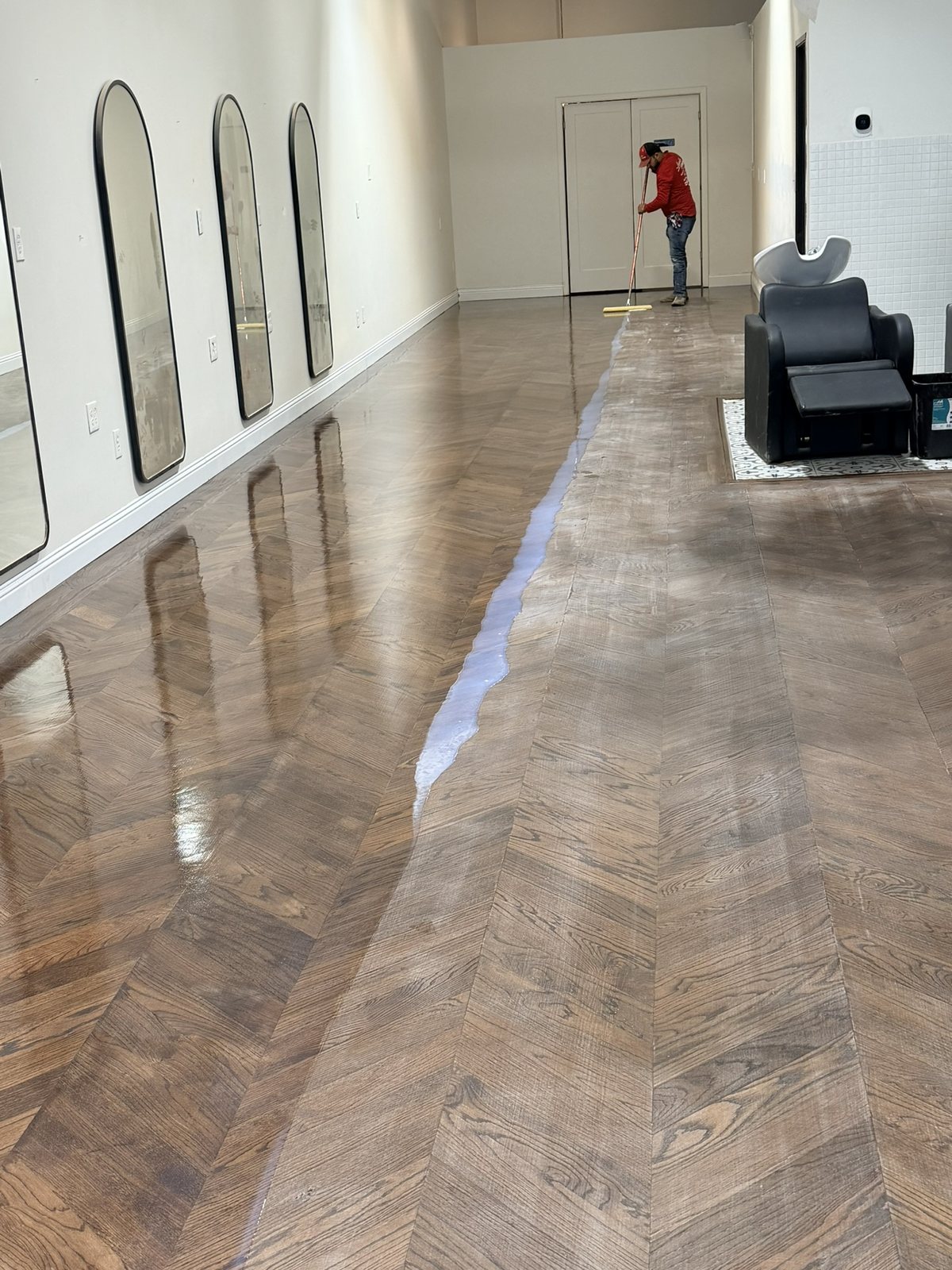 Dallas Design District — chevron finish pass