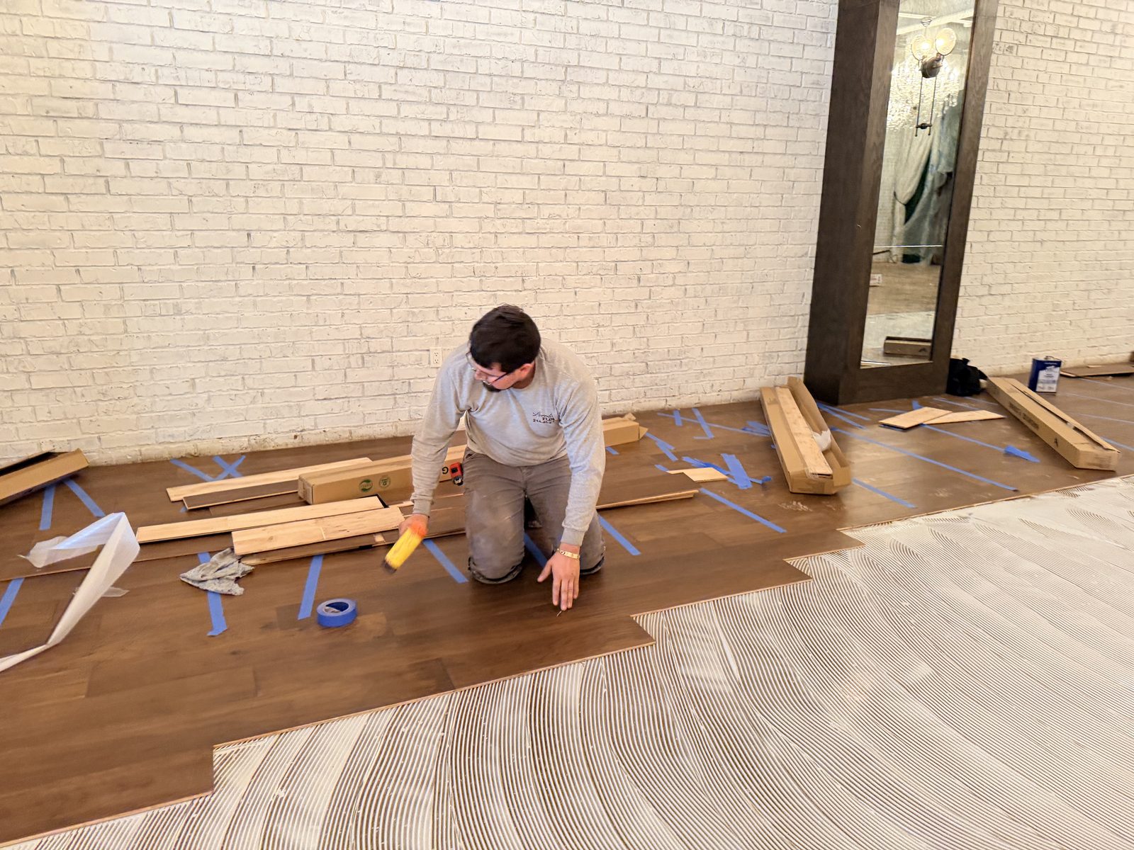 Dallas Design District — seating planks