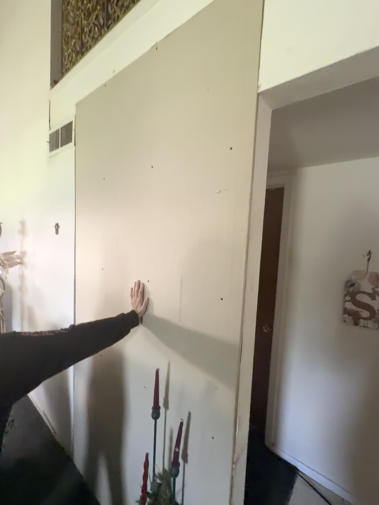 Fort Worth — ceiling cavity opened